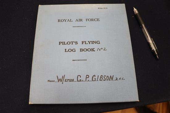 Test Pilots log books and flying books